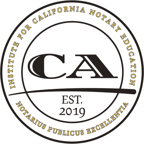 INSTITUTE FOR CALIFORNIA NOTARY EDUCATION